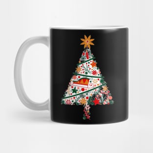 Christmas Tree Illustration Mug